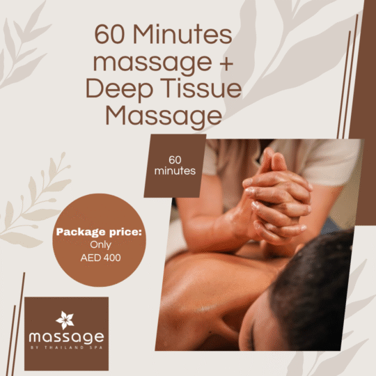 60 Minutes massage + Deep Tissue Massage