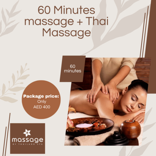 60 Minutes massage + Thai Massage