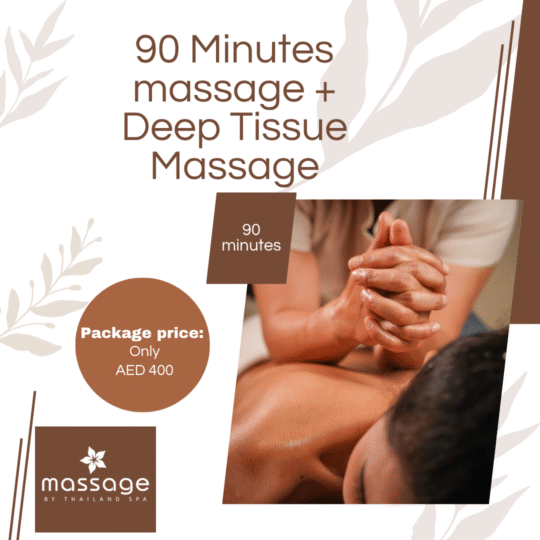 90 Minutes massage + Deep Tissue Massage